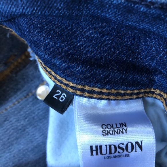 Hudson Colin Skinny Jeans Size 26 - Picture 8 of 8